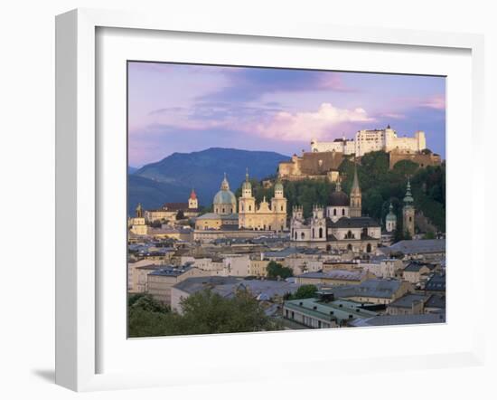 Kollegienkirche and Cathedral in Old Town, Salzburg, Austria-Gavin Hellier-Framed Photographic Print