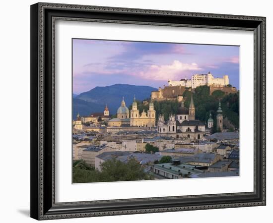 Kollegienkirche and Cathedral in Old Town, Salzburg, Austria-Gavin Hellier-Framed Photographic Print