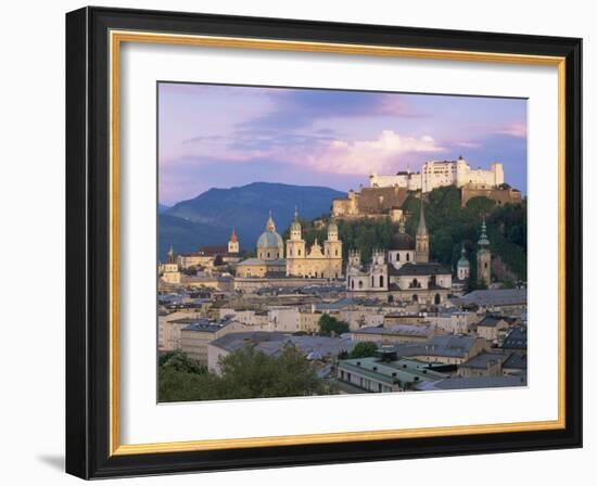 Kollegienkirche and Cathedral in Old Town, Salzburg, Austria-Gavin Hellier-Framed Photographic Print