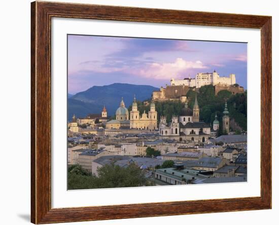 Kollegienkirche and Cathedral in Old Town, Salzburg, Austria-Gavin Hellier-Framed Photographic Print