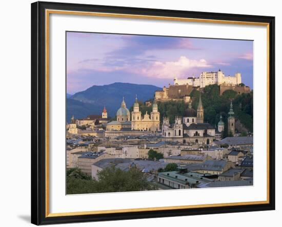 Kollegienkirche and Cathedral in Old Town, Salzburg, Austria-Gavin Hellier-Framed Photographic Print