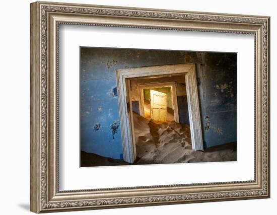 Kolmanskop Ghost Town in the Namib Desert Near Luderitz, Namibia-Rodrigo Nunes-Framed Photographic Print