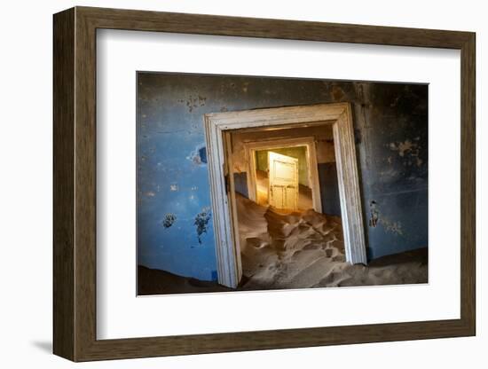 Kolmanskop Ghost Town in the Namib Desert Near Luderitz, Namibia-Rodrigo Nunes-Framed Photographic Print