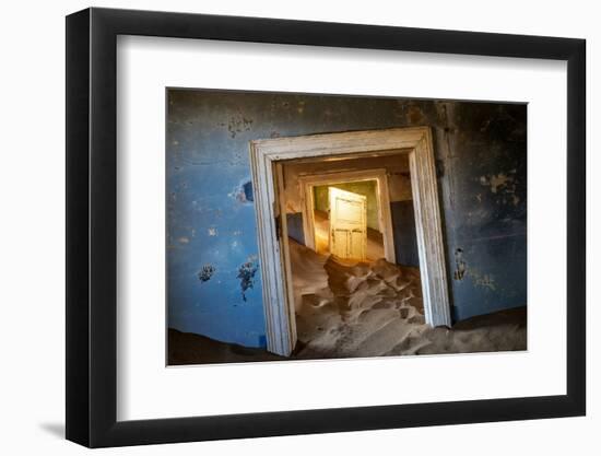 Kolmanskop Ghost Town in the Namib Desert Near Luderitz, Namibia-Rodrigo Nunes-Framed Photographic Print