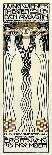 Inset Panel of a Weiner Werkstatte White Painted Single Bed Depicting a Naked Androgynous Figure-Kolo Moser-Giclee Print