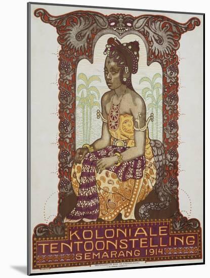 Koloniale Tentoonstelling Poster-Albert Hahn-Mounted Giclee Print