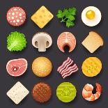 Food Icon Set-kolopach-Premium Giclee Print