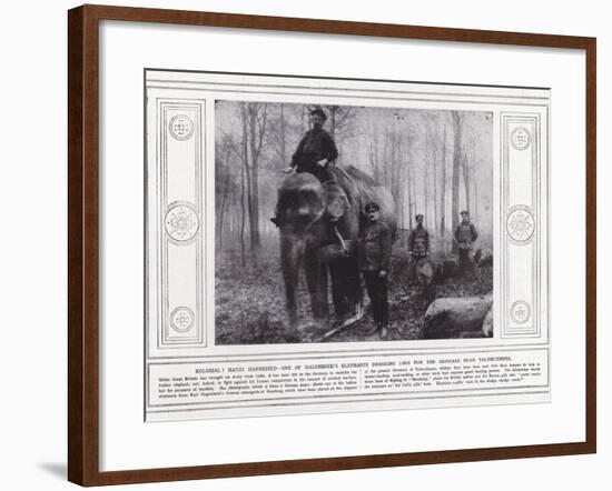 Kolossal! Hathi Harnessed-null-Framed Photographic Print