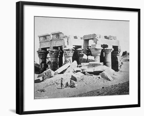 Kom Ombo, Egypt, 1878-J Pascal Sebah-Framed Photographic Print