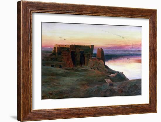 Kom Ombo Temple, Egypt, 1856-Edward Lear-Framed Giclee Print