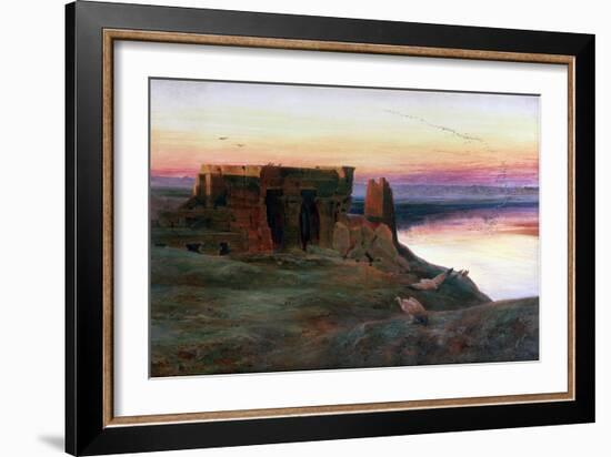 Kom Ombo Temple, Egypt, 1856-Edward Lear-Framed Giclee Print