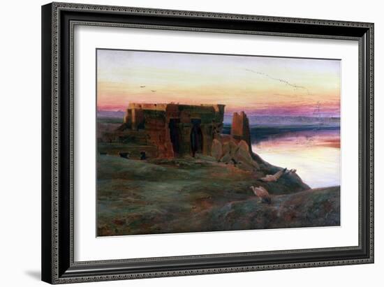 Kom Ombo Temple, Egypt, 1856-Edward Lear-Framed Giclee Print