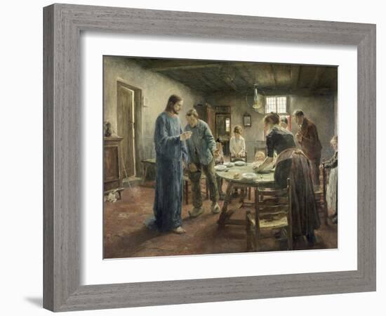 Komm Herr Jesu, Sei Unser Gast, 1885-Fritz von Uhde-Framed Giclee Print