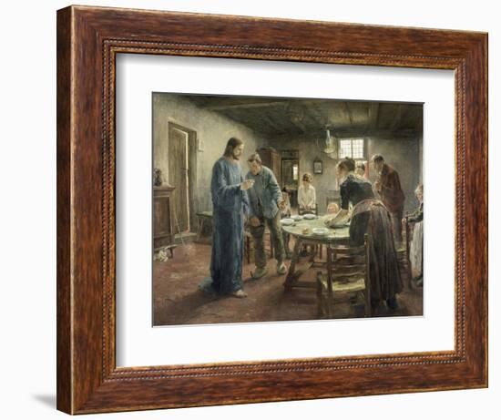 Komm Herr Jesu, Sei Unser Gast, 1885-Fritz von Uhde-Framed Giclee Print