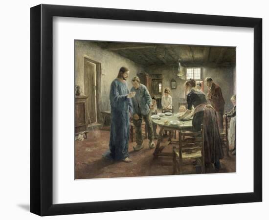 Komm Herr Jesu, Sei Unser Gast, 1885-Fritz von Uhde-Framed Giclee Print