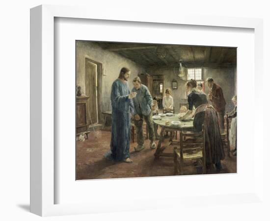 Komm Herr Jesu, Sei Unser Gast, 1885-Fritz von Uhde-Framed Giclee Print