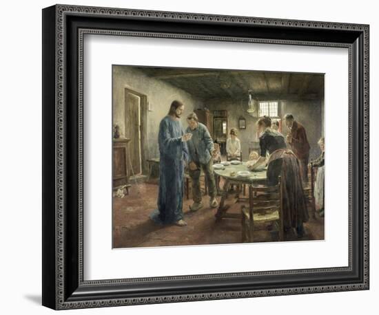 Komm Herr Jesu, Sei Unser Gast, 1885-Fritz von Uhde-Framed Giclee Print