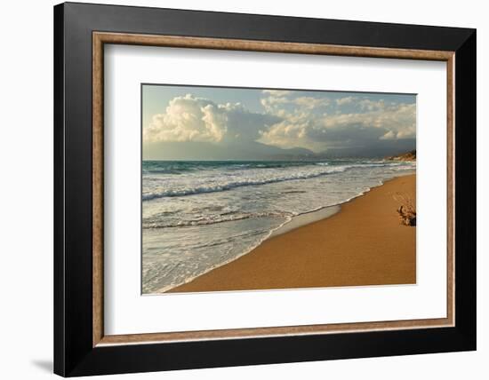 Komo beach near Matala, Iraklion, Crete, Greek Islands, Greece, Europe-Markus Lange-Framed Photographic Print