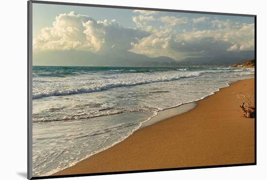 Komo beach near Matala, Iraklion, Crete, Greek Islands, Greece, Europe-Markus Lange-Mounted Photographic Print