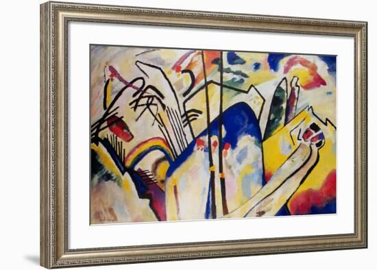 Komposition 4 ,1939-Wassily Kandinsky-Framed Art Print
