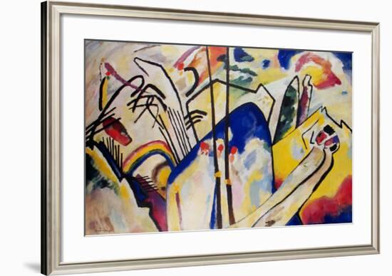 Komposition 4 ,1939-Wassily Kandinsky-Framed Art Print