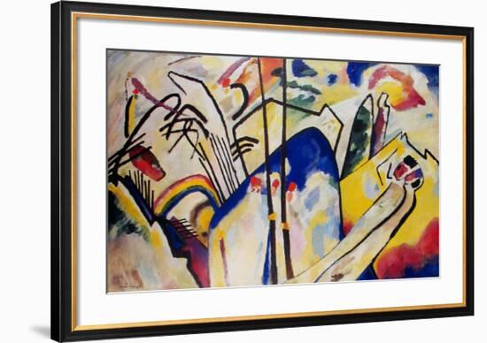 Komposition 4 ,1939-Wassily Kandinsky-Framed Art Print