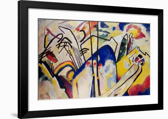 Komposition 4 ,1939-Wassily Kandinsky-Framed Art Print