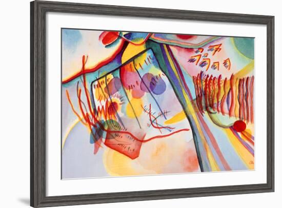 Komposition, c.1911-Wassily Kandinsky-Framed Art Print