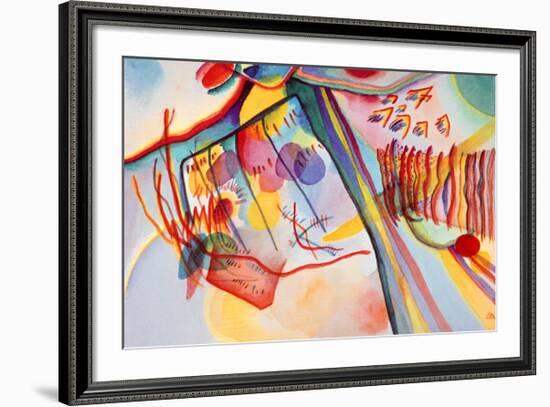 Komposition, c.1911-Wassily Kandinsky-Framed Art Print