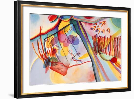 Komposition, c.1911-Wassily Kandinsky-Framed Art Print