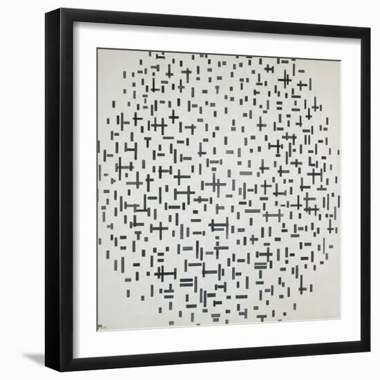 Komposition Mit Linien, 1916-Piet Mondrian-Framed Giclee Print