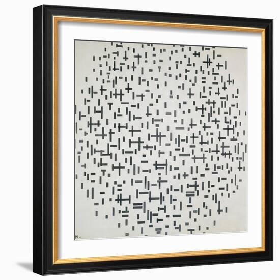 Komposition Mit Linien, 1916-Piet Mondrian-Framed Giclee Print