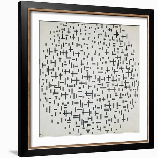 Komposition Mit Linien, 1916-Piet Mondrian-Framed Giclee Print