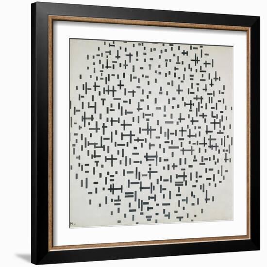 Komposition Mit Linien, 1916-Piet Mondrian-Framed Giclee Print