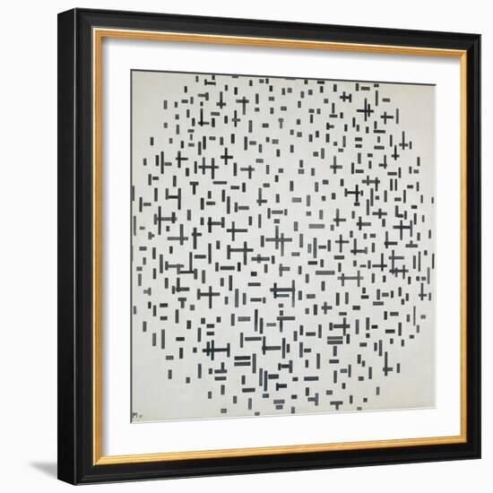 Komposition Mit Linien, 1916-Piet Mondrian-Framed Giclee Print