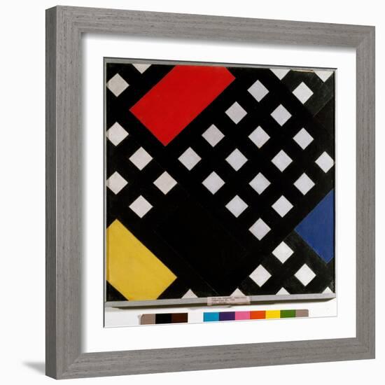 Kompozycja XV (Composition Xv) Painting by Theo Van Doesburg (1883-1931) 1925 Museum Sztuki Lodz Po-Theo Van Doesburg-Framed Giclee Print