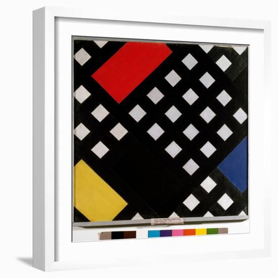 Kompozycja XV (Composition Xv) Painting by Theo Van Doesburg (1883-1931) 1925 Museum Sztuki Lodz Po-Theo Van Doesburg-Framed Giclee Print