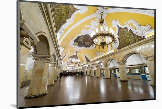 Komsomolaskaya Metro Station, Moscow, Russia, Europe-Miles Ertman-Mounted Photographic Print