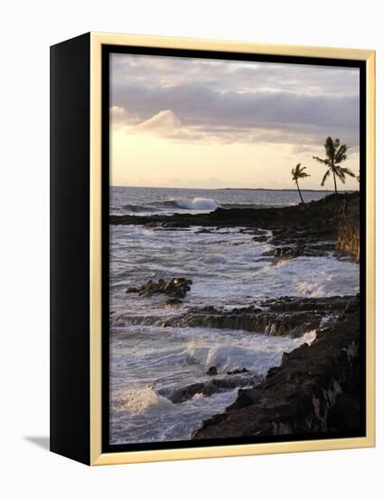 Kona Coastline, Island of Hawaii, USA-Savanah Stewart-Framed Premier Image Canvas