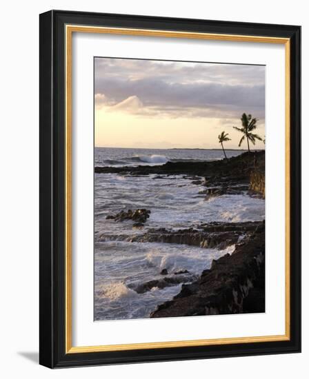 Kona Coastline, Island of Hawaii, USA-Savanah Stewart-Framed Photographic Print