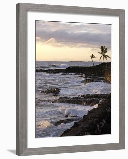 Kona Coastline, Island of Hawaii, USA-Savanah Stewart-Framed Photographic Print