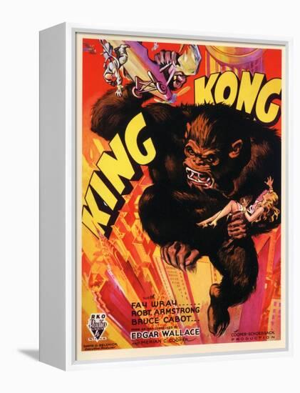 Kong, 1933, "King Kong" Directed by Merian C. Cooper, Ernest B. Schoedsack-null-Framed Premier Image Canvas