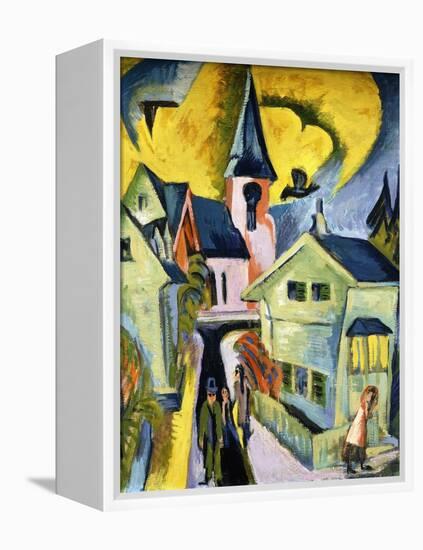 Konigstein with Red Church-Ernst Ludwig Kirchner-Framed Premier Image Canvas