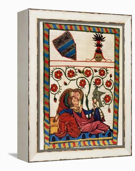 Konrad Von Altstetten, Swiss Ministerial Rests with His Beloved after a Whipped Hunting. Fol.…-null-Framed Premier Image Canvas