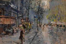 The Boulevard De Sébastopol in Paris, 1923-Konstantin Alexeyevich Korovin-Giclee Print