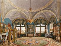 Interiors of the Winter Palace, the Study of Grand Princess Maria Nikolayevna, End of 19th C-Konstantin Andreyevich Ukhtomsky-Giclee Print
