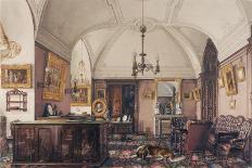 Interiors of the Winter Palace, the Small Winter Garden in the Apartments of Alexandra Fyodorovna-Konstantin Andreyevich Ukhtomsky-Framed Giclee Print