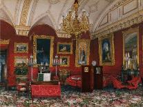 Interiors of the Winter Palace, the Corner Drawing Room of Emperor Nicholas I, Mid of the 19th C-Konstantin Andreyevich Ukhtomsky-Giclee Print