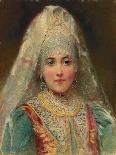 Portrait of Empress Maria Fyodorovna (1847-1928) Dagmar of Denmark-Konstantin Egorovich Makovsky-Framed Giclee Print