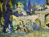 Dance, Stage Design for Cesare Pugni's Ballet 'The Little Humpbacked Horse, 1912-Konstantin Korovin-Giclee Print